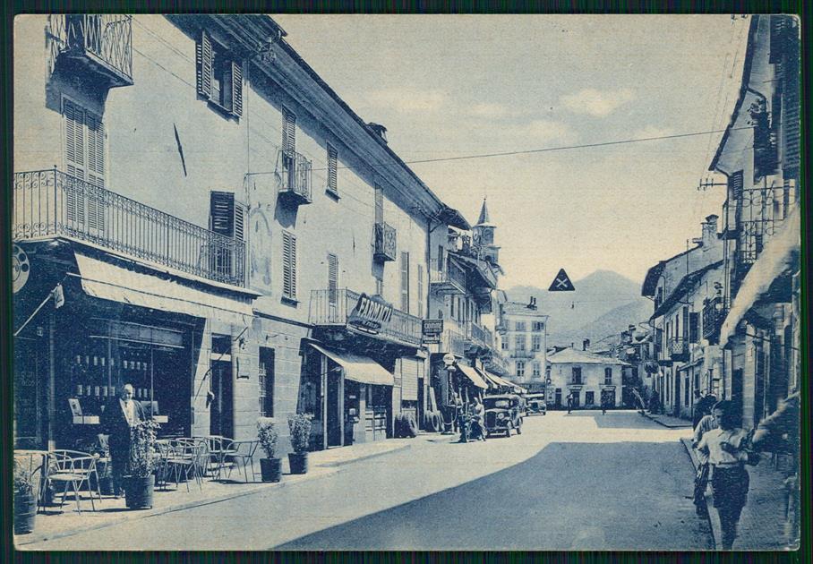 Cuneo Borgo San Dalmazzo Via Garibaldi Auto FG cartolina MZ1045 – fronte