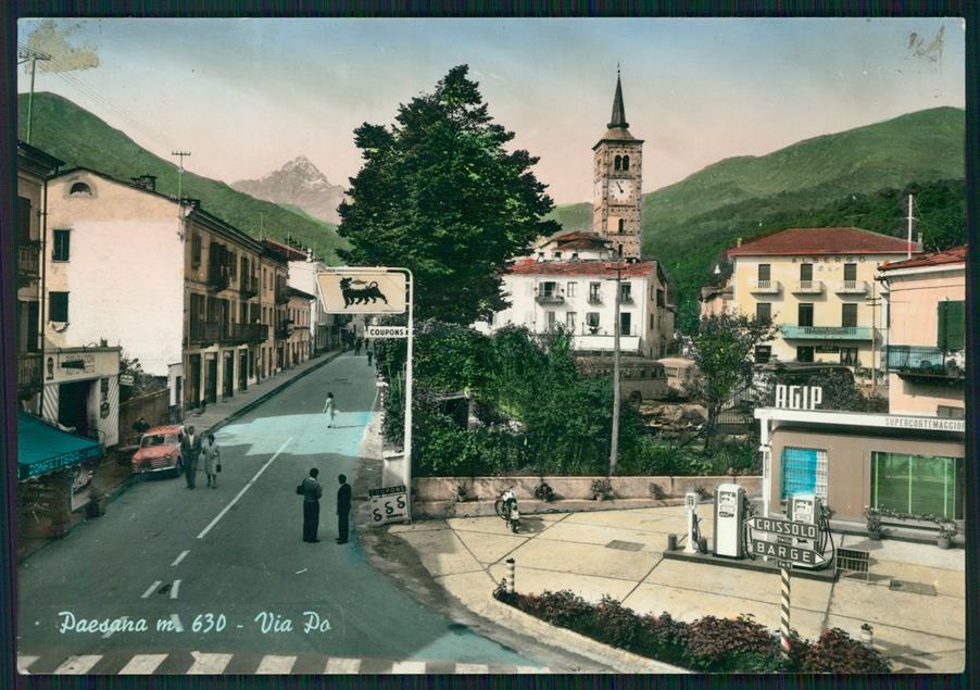 Cuneo Paesana Auto Foto FG cartolina MZ1055 – fronte