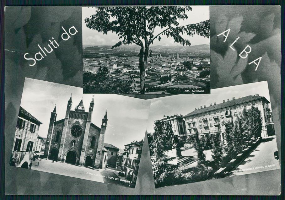 Cuneo Alba Saluti da STRAPPO Foto FG cartolina MZ1059 – fronte