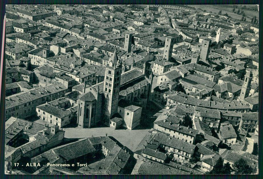 Cuneo Alba Torri Foto FG cartolina MZ1071 – fronte