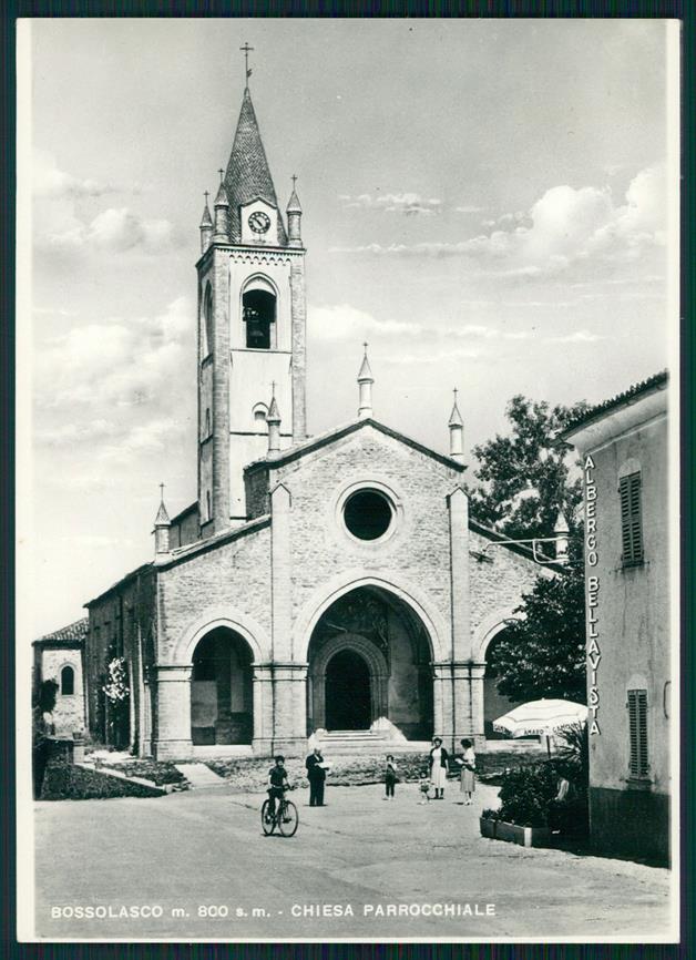 Cuneo Bossolasco Chiesa Parrocchiale Foto FG cartolina MZ1077 – fronte
