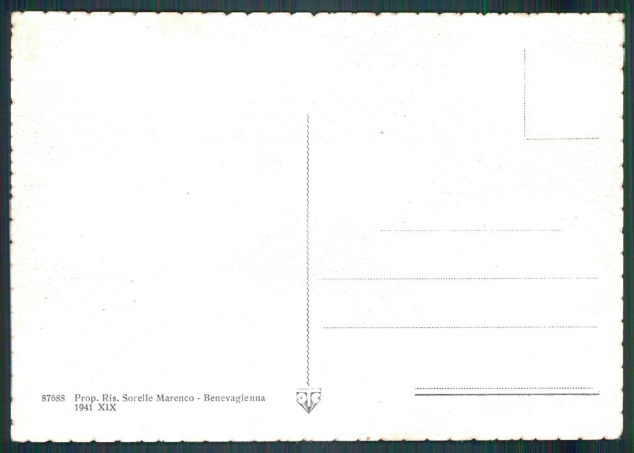 Cuneo Bene Vagienna FG cartolina MZ1090 – retro