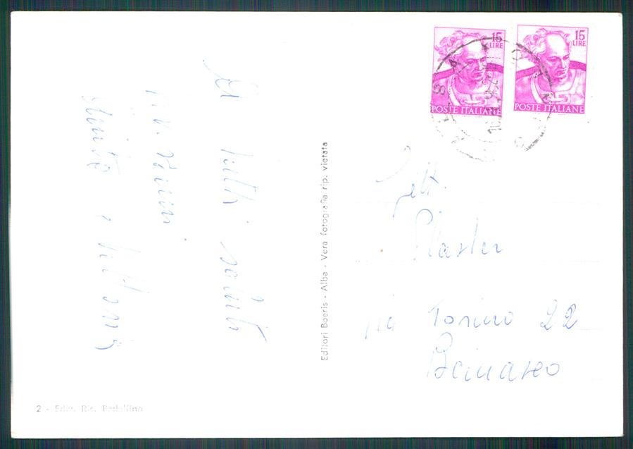 Cuneo Bene Vagienna Auto Foto FG cartolina MZ1091 – retro