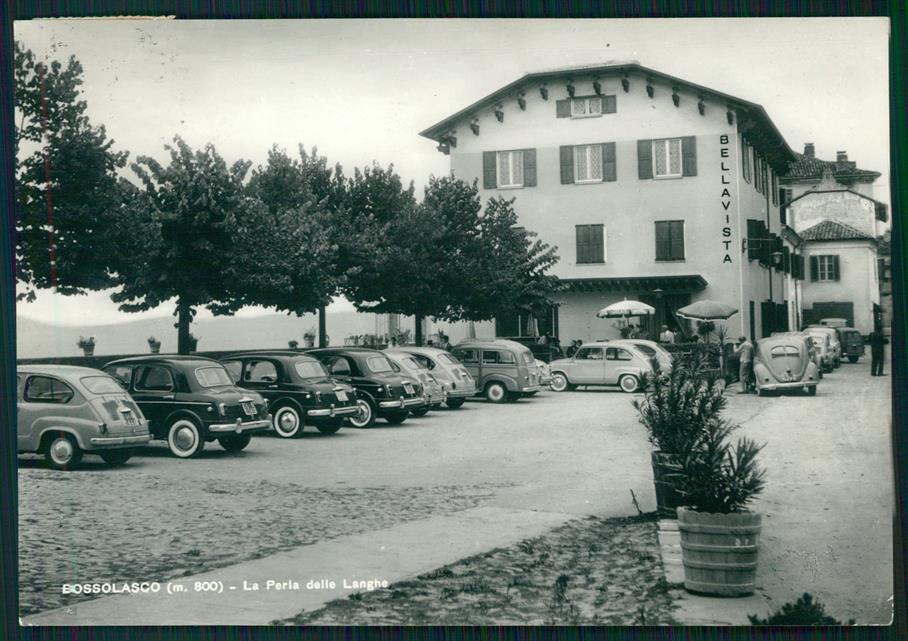 Cuneo Bossolasco Auto Foto FG cartolina MZ1096 – fronte
