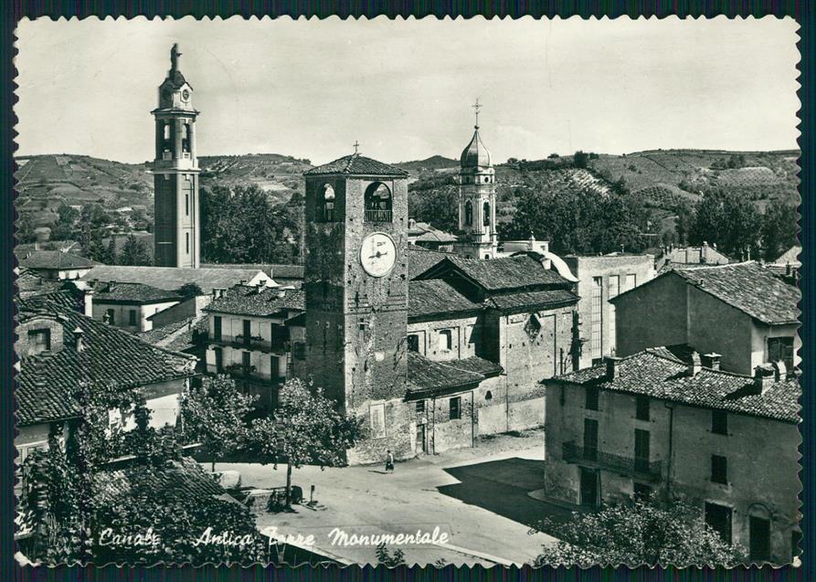 Cuneo Canale Antica Torre Monumentale Foto FG cartolina MZ1102 – fronte