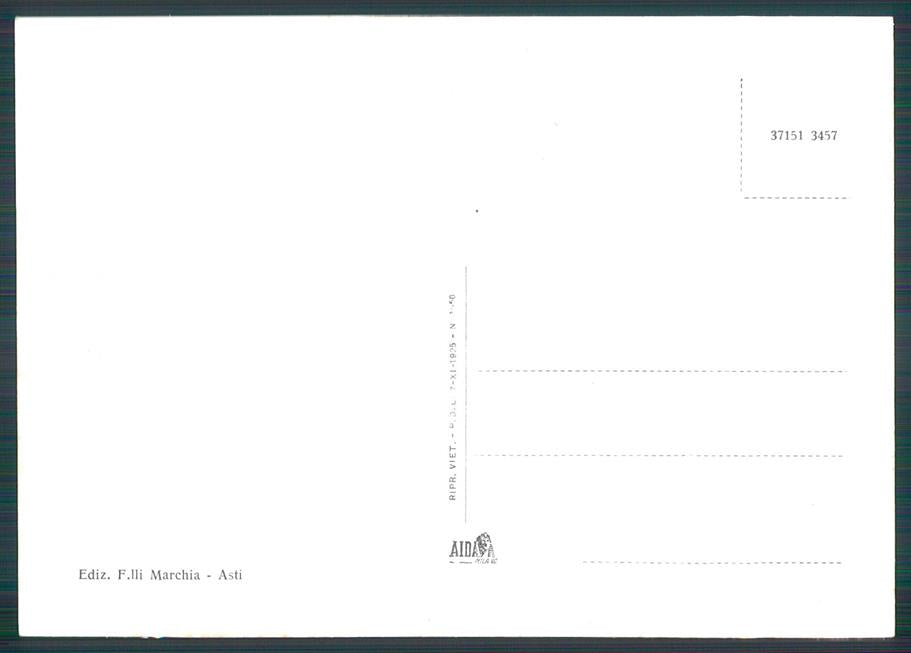 Cuneo Canale Mercato delle Pesche FG cartolina MZ1110 – retro