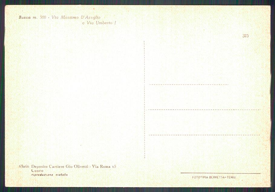 Cuneo Busca Bar FG cartolina MZ1114 – retro