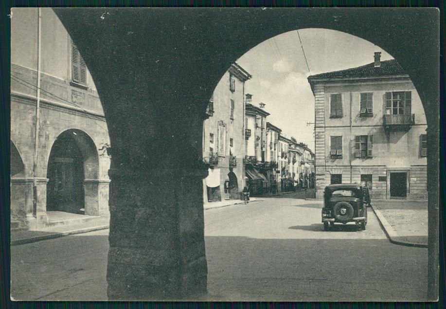 Cuneo Busca Piazza XX Settembre Auto FG cartolina MZ1119 – fronte