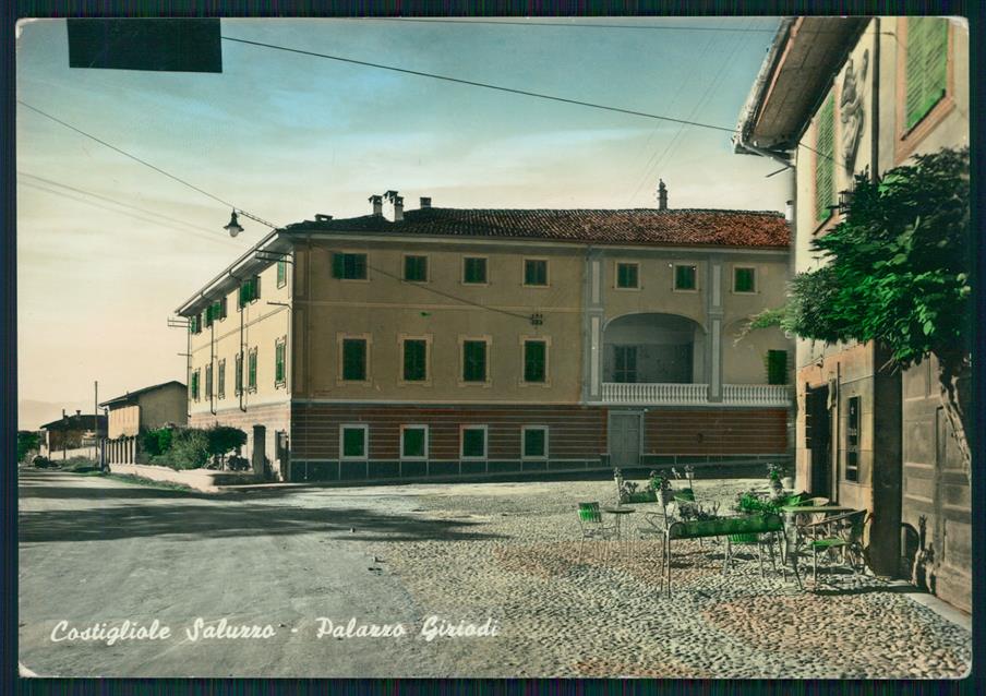 Cuneo Costigliole Saluzzo Palazzo Giriodi Foto FG cartolina MZ1130 – fronte