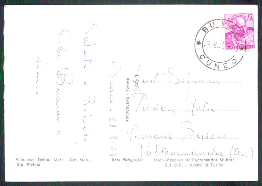 Cuneo Busca Foto FG cartolina MZ1134 – retro