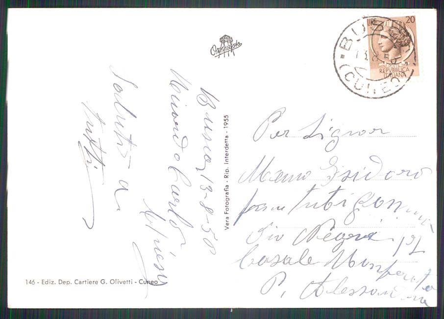 Cuneo Busca Foto FG cartolina MZ1137 – retro