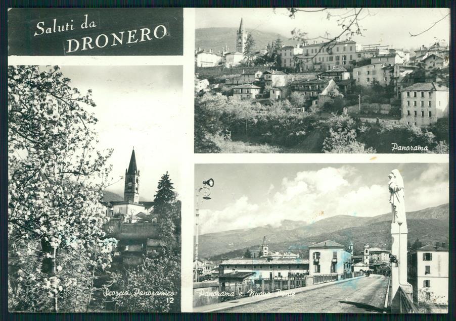 Cuneo Dronero Saluti da MACCHIA Foto FG cartolina MZ1158 – fronte