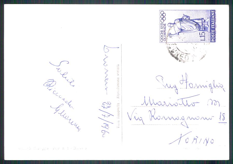 Cuneo Dronero Foto FG cartolina MZ1162 – retro
