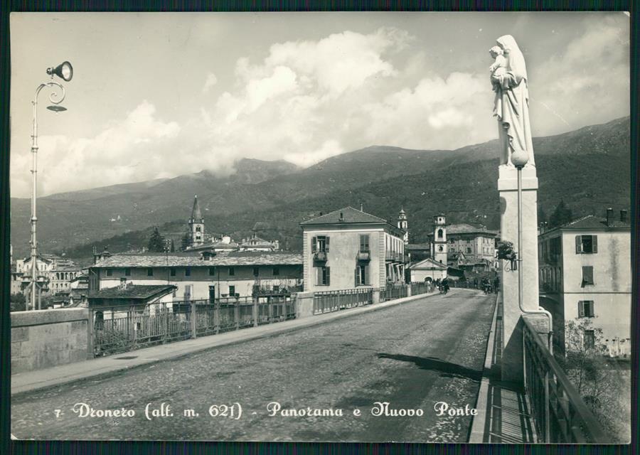 Cuneo Dronero Nuovo Ponte Foto FG cartolina MZ1171 – fronte