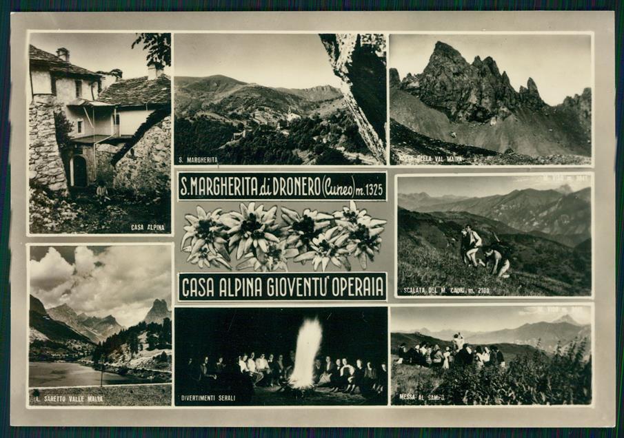 Cuneo Dronero Santa Margherita di Casa Alpina Foto FG cartolina MZ1200 – fronte