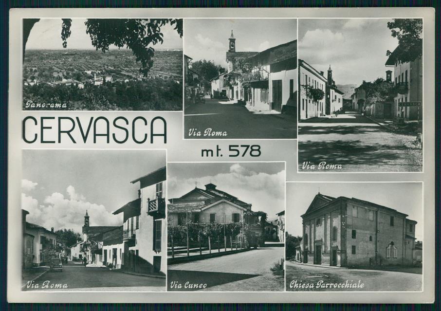 Cuneo Cervasca Foto FG cartolina MZ1254 – fronte