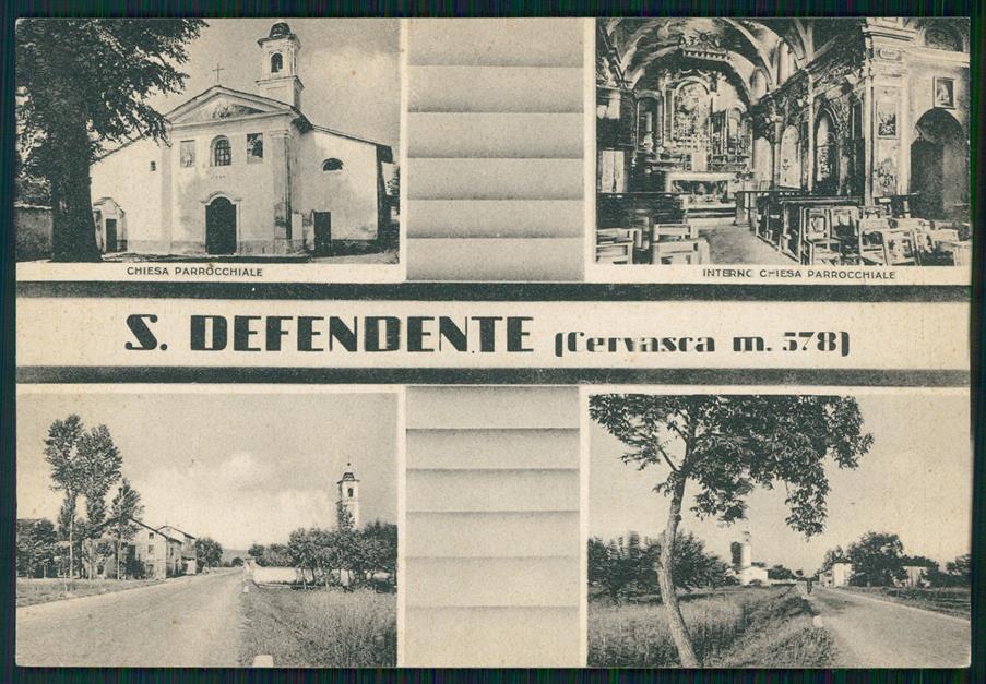 Cuneo Cervasca San Defendente FG cartolina MZ1260 – fronte