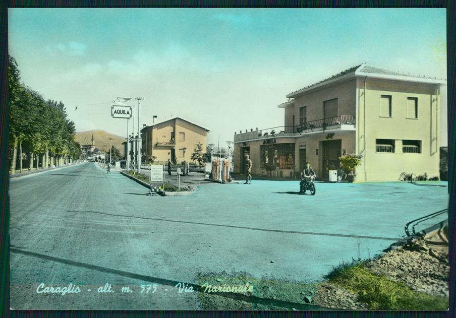 Cuneo Caraglio Via Nazionale Foto FG cartolina MZ1275 – fronte