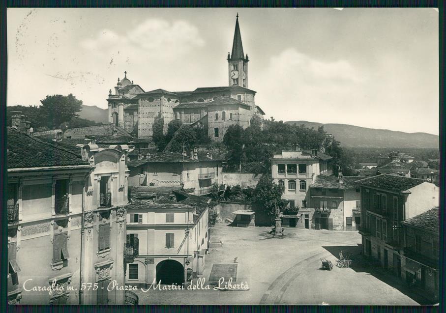 Cuneo Caraglio Piazza Martiri della Libertà Foto FG cartolina MZ1285 – fronte