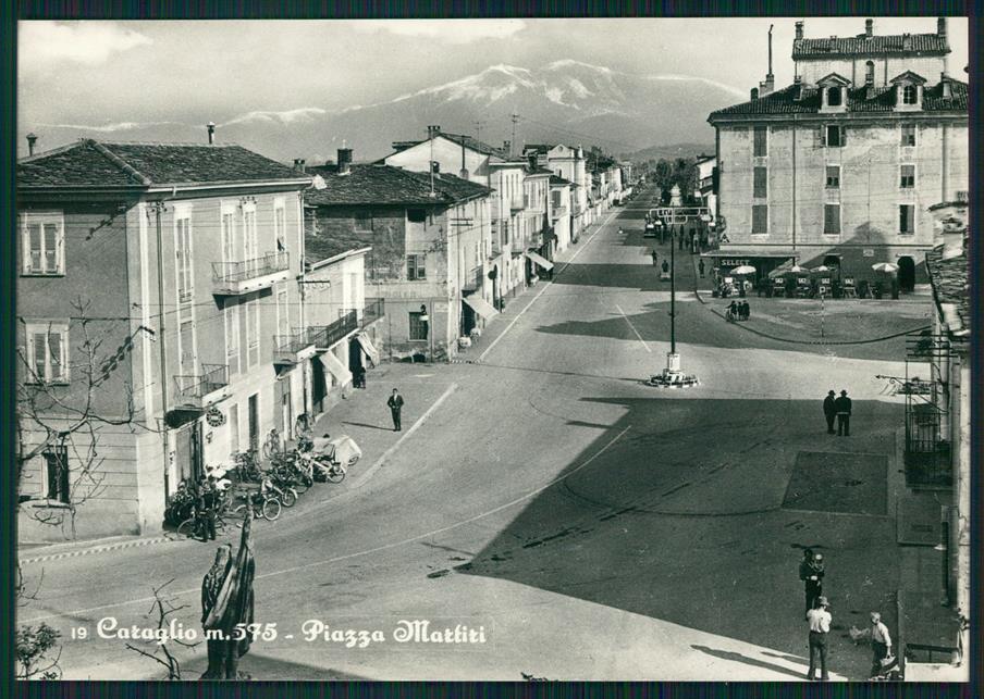 Cuneo Caraglio Piazza Martiri della Libertà Foto FG cartolina MZ1292 – fronte