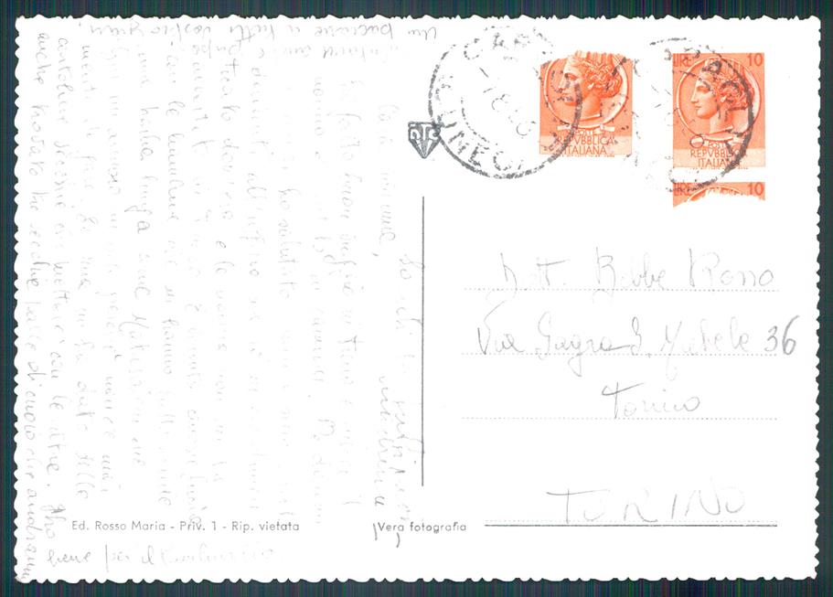 Cuneo Caraglio Foto FG cartolina MZ1295 – retro