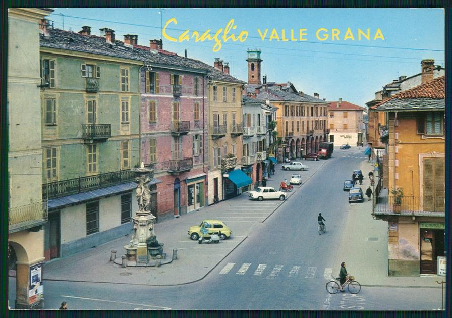 Cuneo Caraglio Valle Grana Auto Foto FG cartolina MZ1302 – fronte