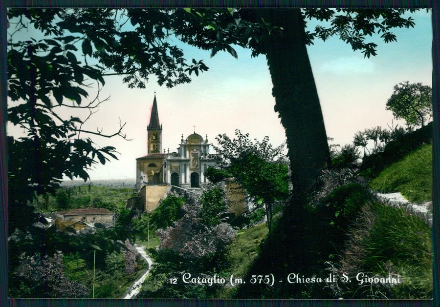 Cuneo Caraglio Chiesa San Giovanni Foto FG cartolina MZ1315 – fronte