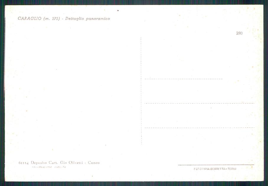 Cuneo Caraglio Auto FG cartolina MZ1334 – retro