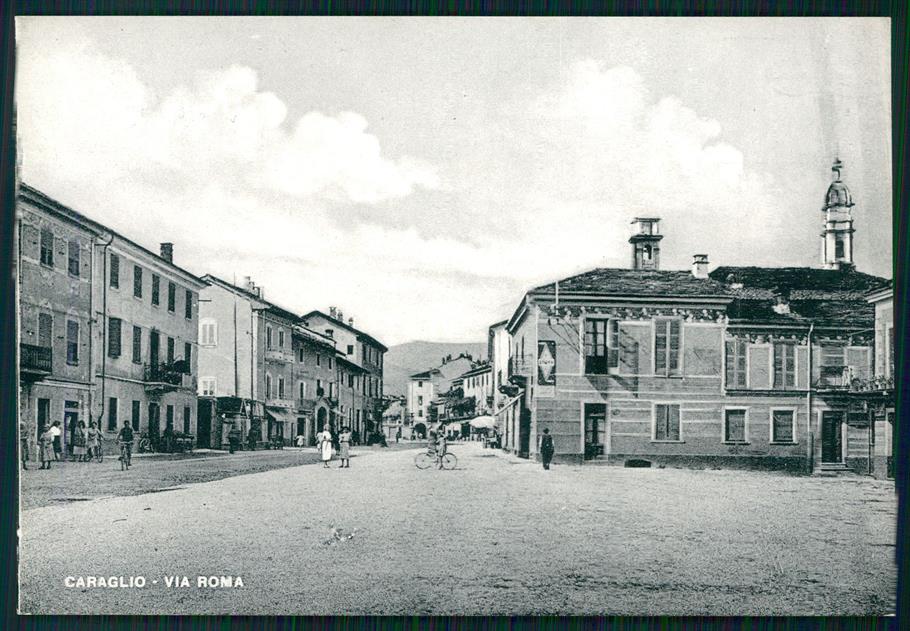 Cuneo Caraglio Via Roma FG cartolina MZ1350 – fronte