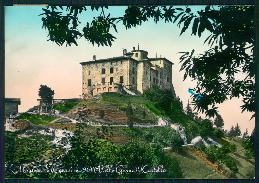 Cuneo Valgrana Montemale Castello Foto FG cartolina MZ1375 – fronte