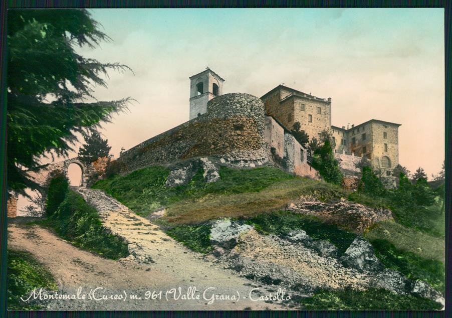 Cuneo Valgrana Montemale Castello PIEGHINA Foto FG cartolina MZ1376 – fronte