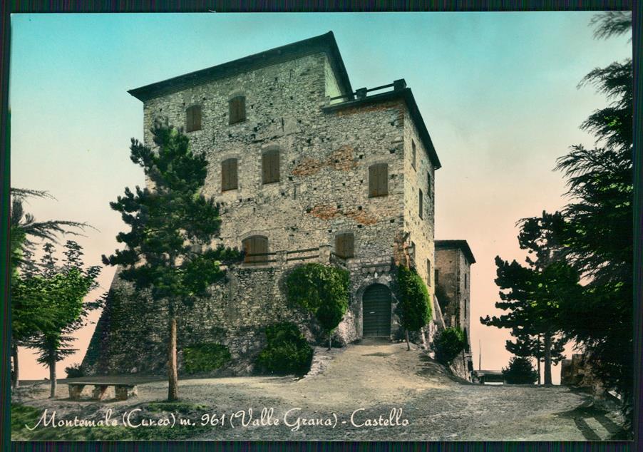 Cuneo Valgrana Montemale Castello Foto FG cartolina MZ1377 – fronte