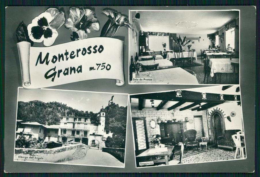 Cuneo Monterosso Grana Albergo dell'Angelo PIEGHINA Foto FG cartolina MZ1381 – fronte