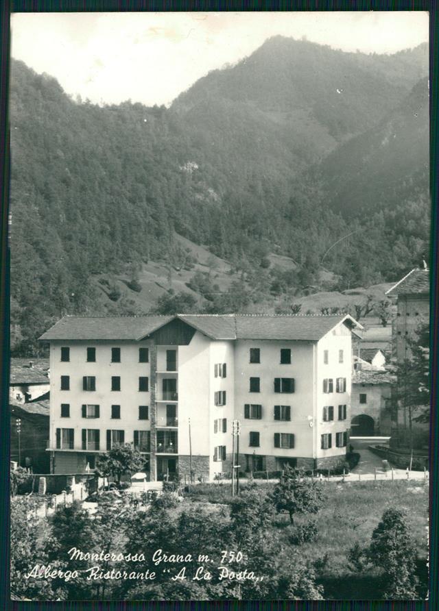 Cuneo Monterosso Grana Albergo La Posta Foto FG cartolina MZ1391 – fronte
