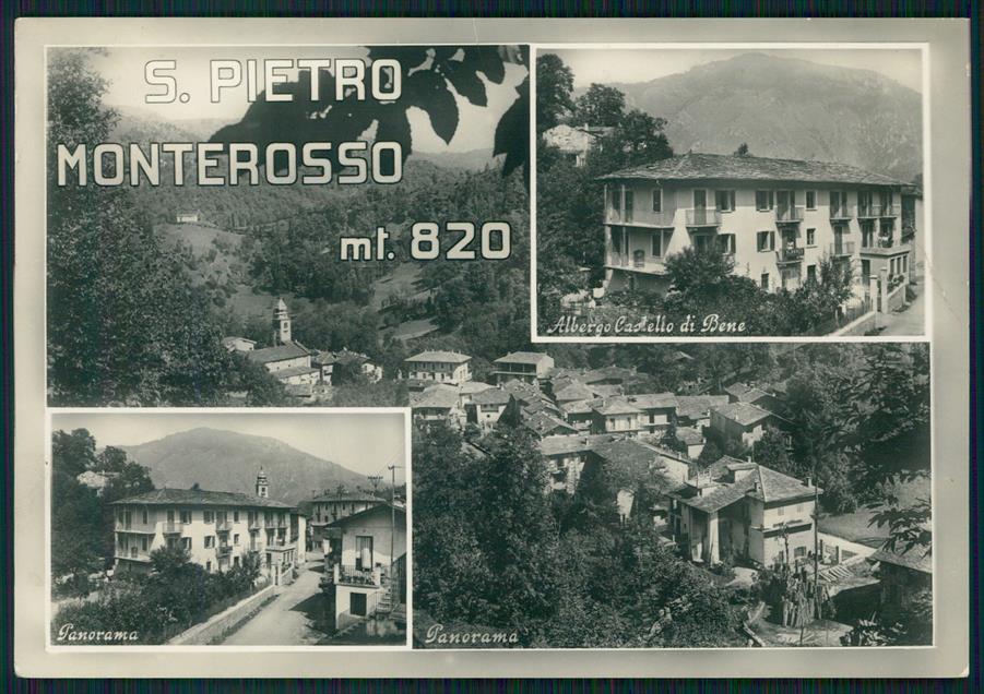 Cuneo Monterosso Grana PIEGHE Foto FG cartolina MZ1401 – fronte