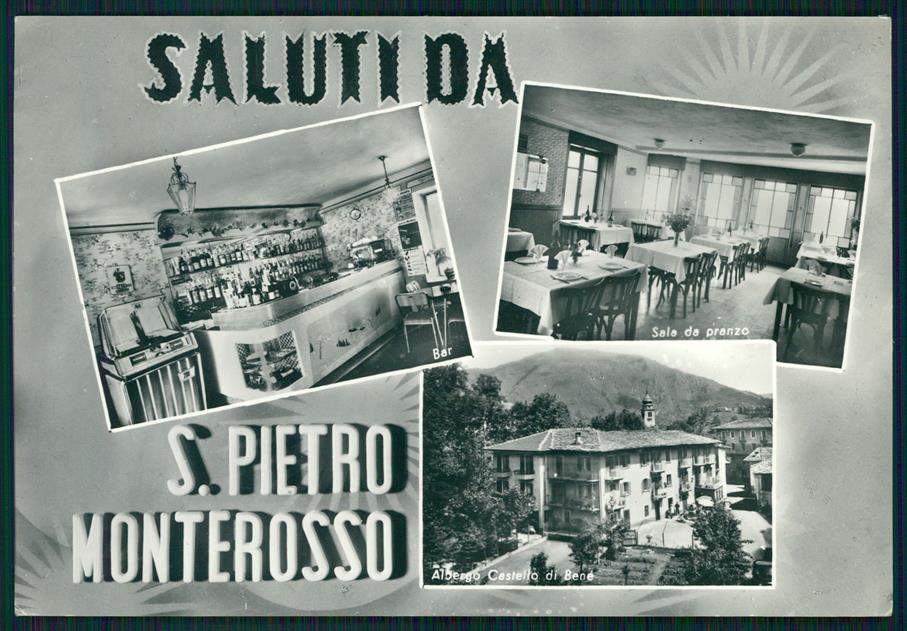 Cuneo Monterosso Grana San Pietro Saluti da Foto FG cartolina MZ1402 – fronte