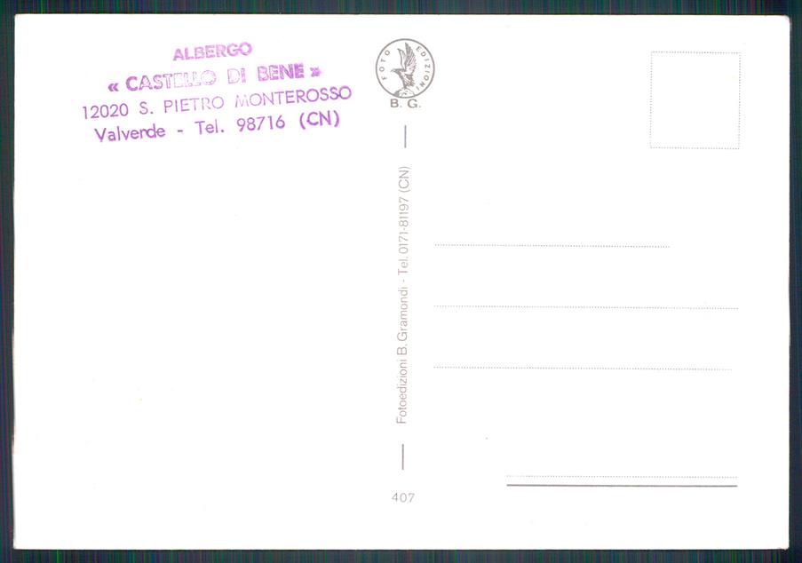 Cuneo Monterosso Grana San Pietro Foto FG cartolina MZ1406 – retro