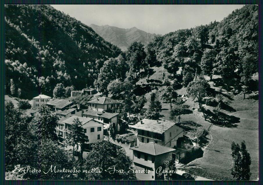 Cuneo Monterosso Grana San Pietro Saretto Foto FG cartolina MZ1414 – fronte