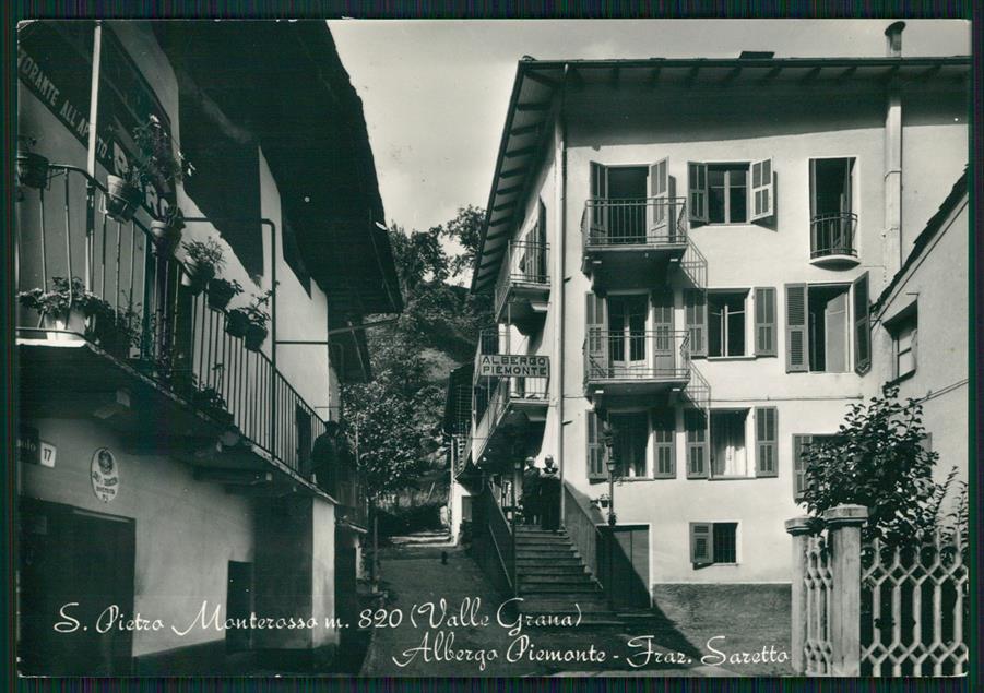Cuneo Monterosso Grana San Pietro Saretto Foto FG cartolina MZ1415 – fronte