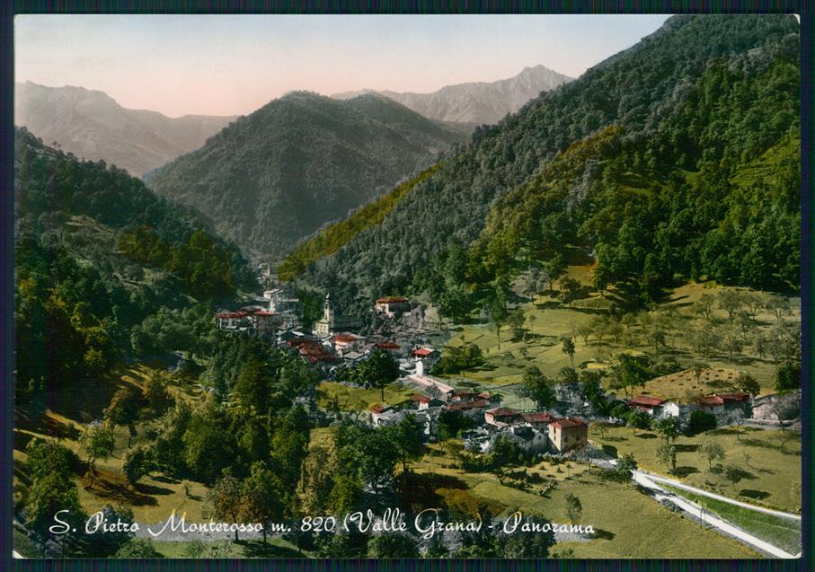 Cuneo Monterosso Grana San Pietro Foto FG cartolina MZ1420 – fronte