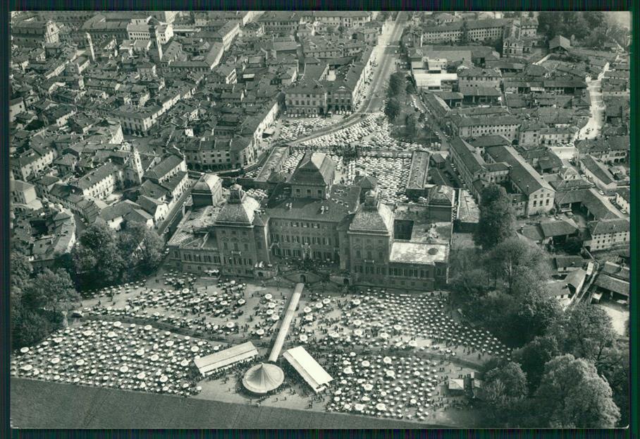 Cuneo Racconigi Giornata Nazionale dell'Anziano 1964 Foto FG cartolina MZ1461 – fronte