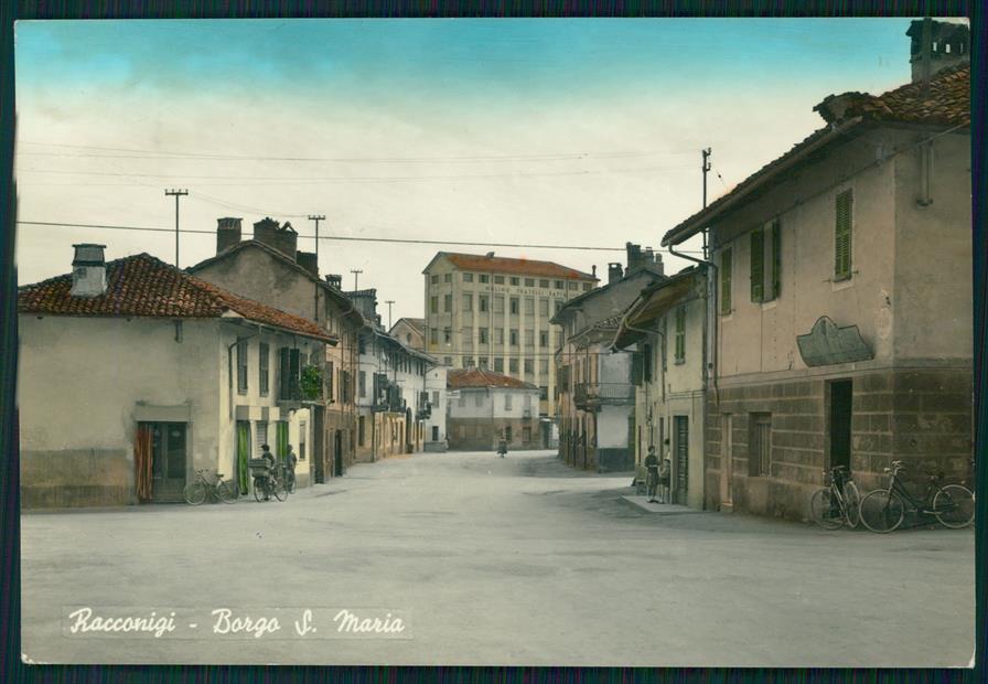 Cuneo Racconigi Borgo Santa Maria Foto FG cartolina MZ1468 – fronte