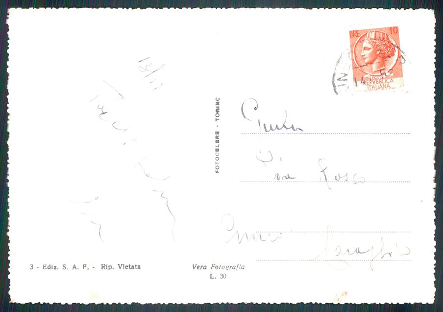 Cuneo Fossano Foto FG cartolina MZ1488 – retro