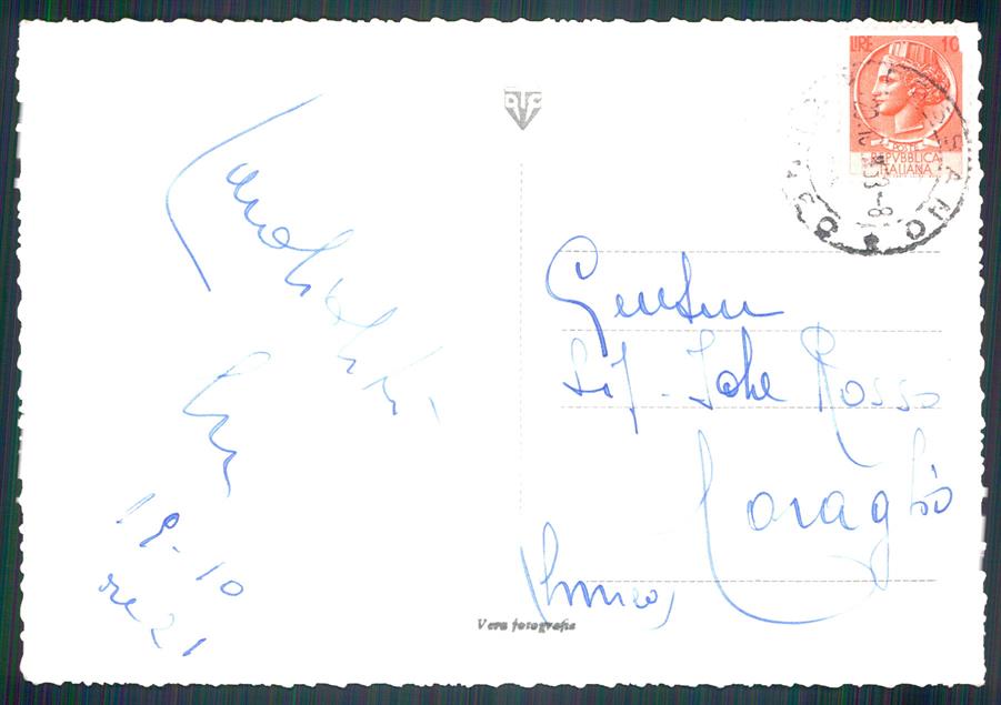 Cuneo Fossano Foto FG cartolina MZ1489 – retro