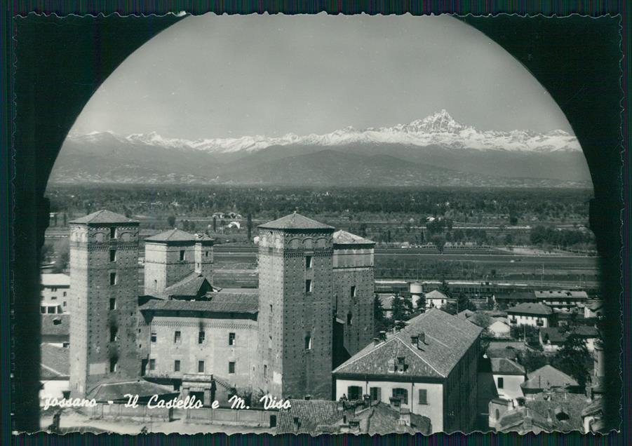Cuneo Fossano Monte Viso Foto FG cartolina MZ1494 – fronte