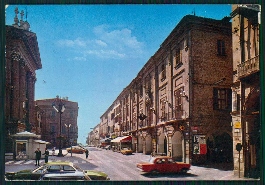 Cuneo Fossano Via Roma Auto Foto FG cartolina MZ1497 – fronte