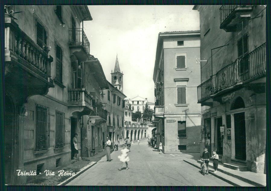 Cuneo Trinità Via Roma Foto FG cartolina MZ1510 – fronte