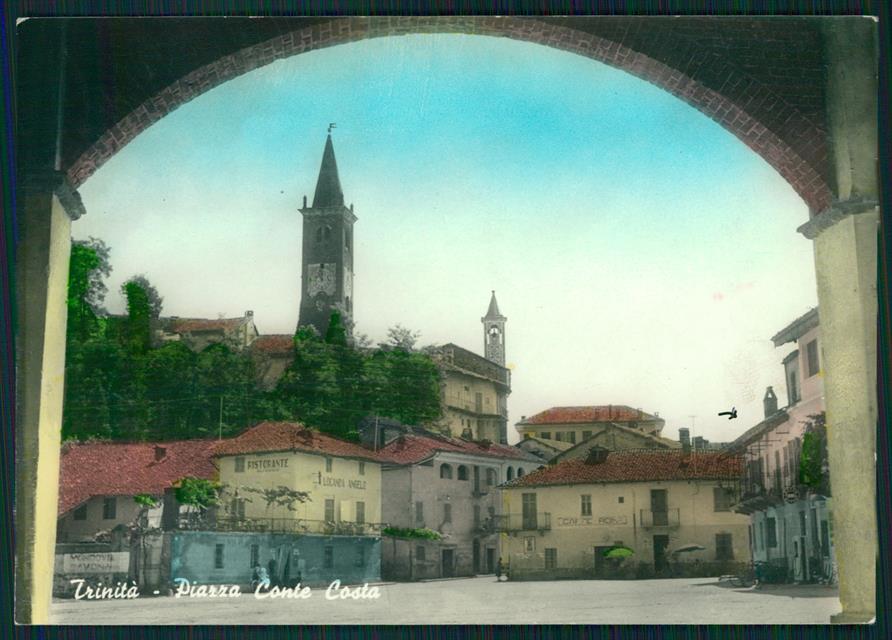 Cuneo Trinità Piazza Conte Costa Foto FG cartolina MZ1511 – fronte