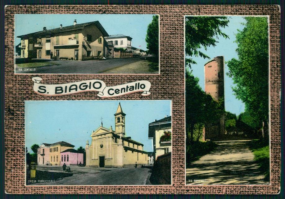 Cuneo Centallo San Biagio Foto FG cartolina MZ1523 – fronte