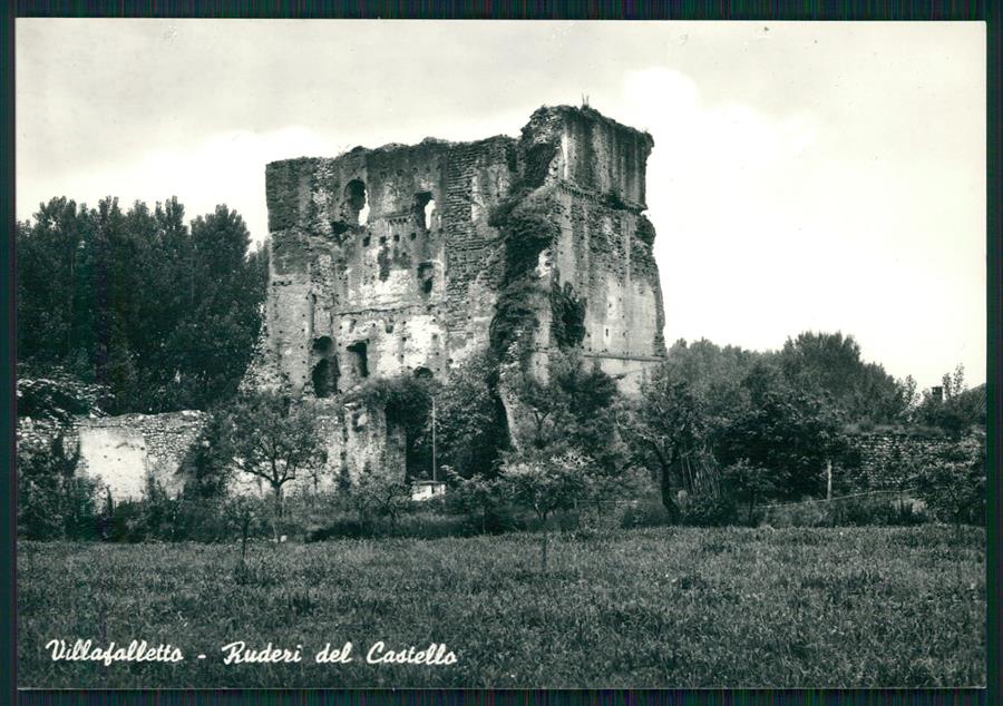 Cuneo Villafalletto Ruderi Castello Foto FG cartolina MZ1542 – fronte